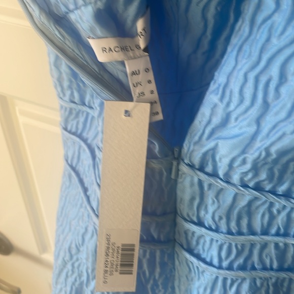 NWT Rachel Gilbert Blue Sophy Dress, US 2 - Picture 7 of 7